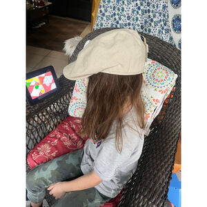 Men's Dockers Beige Flat Cap One Size